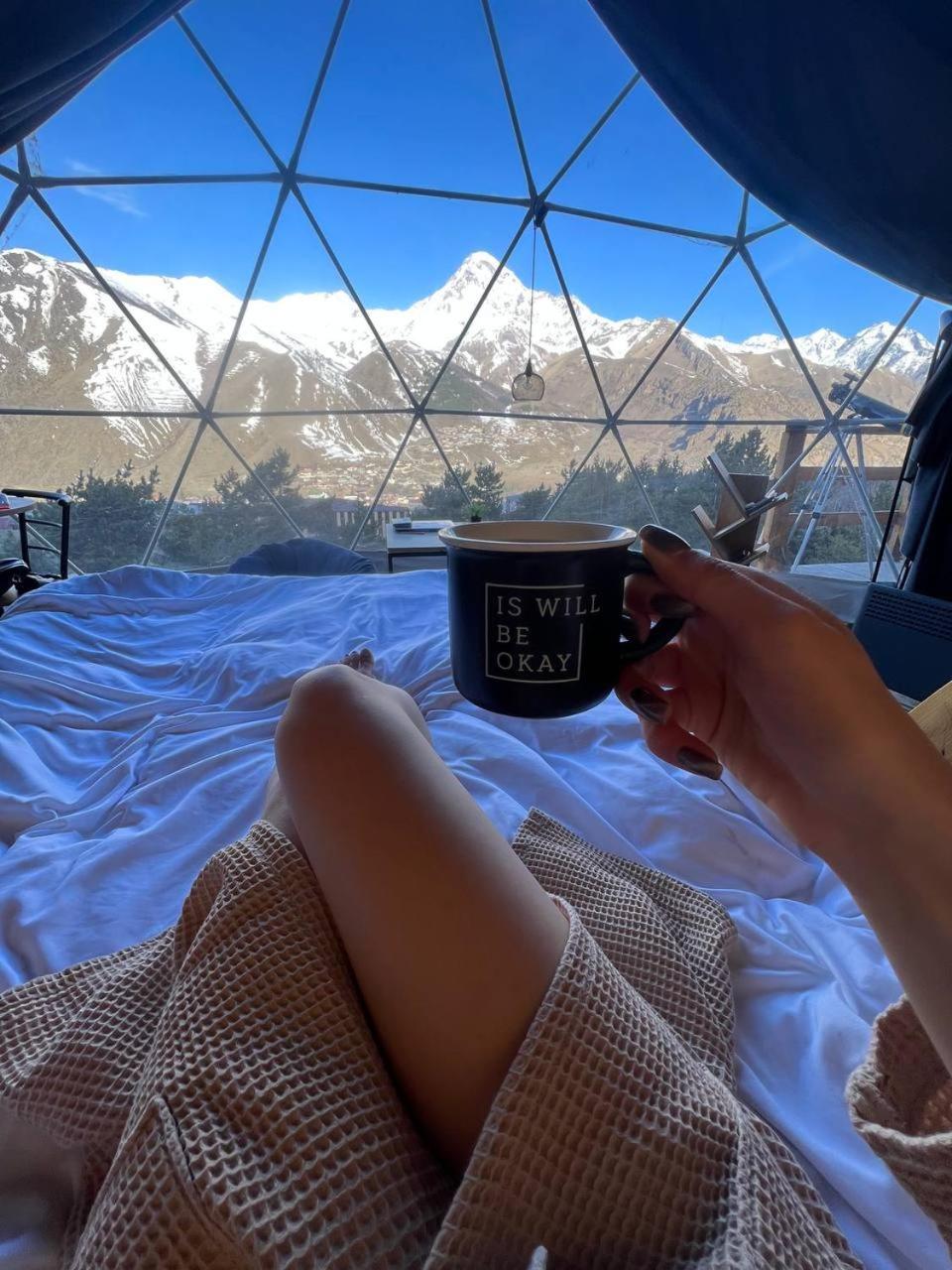 Elia Glamping Hotell Kazbegi Eksteriør bilde
