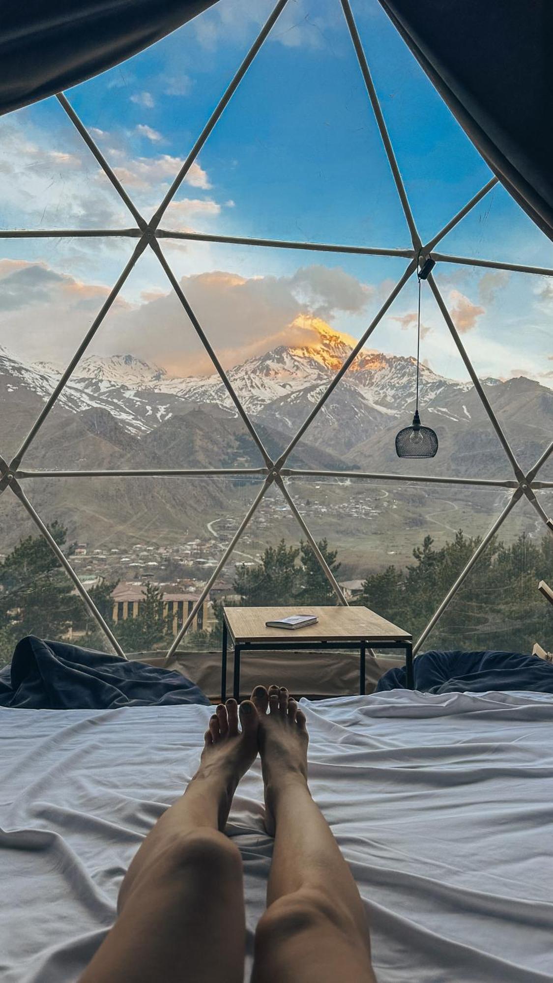 Elia Glamping Hotell Kazbegi Eksteriør bilde