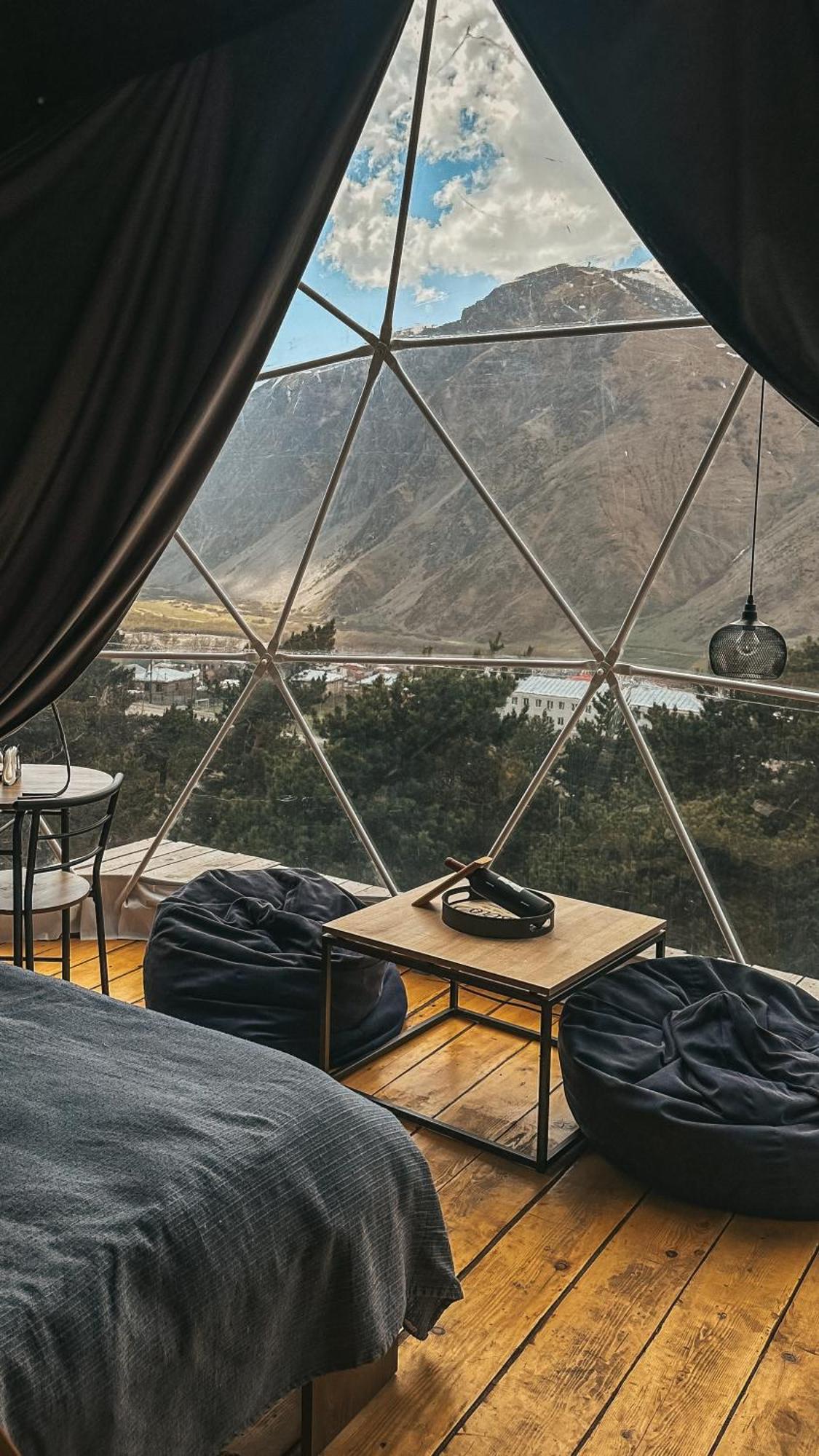 Elia Glamping Hotell Kazbegi Eksteriør bilde