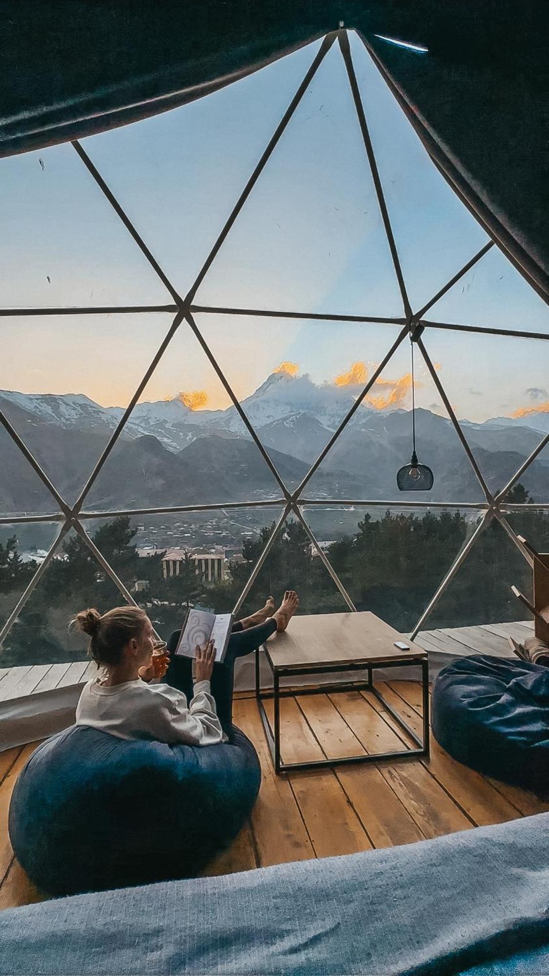 Elia Glamping Hotell Kazbegi Eksteriør bilde