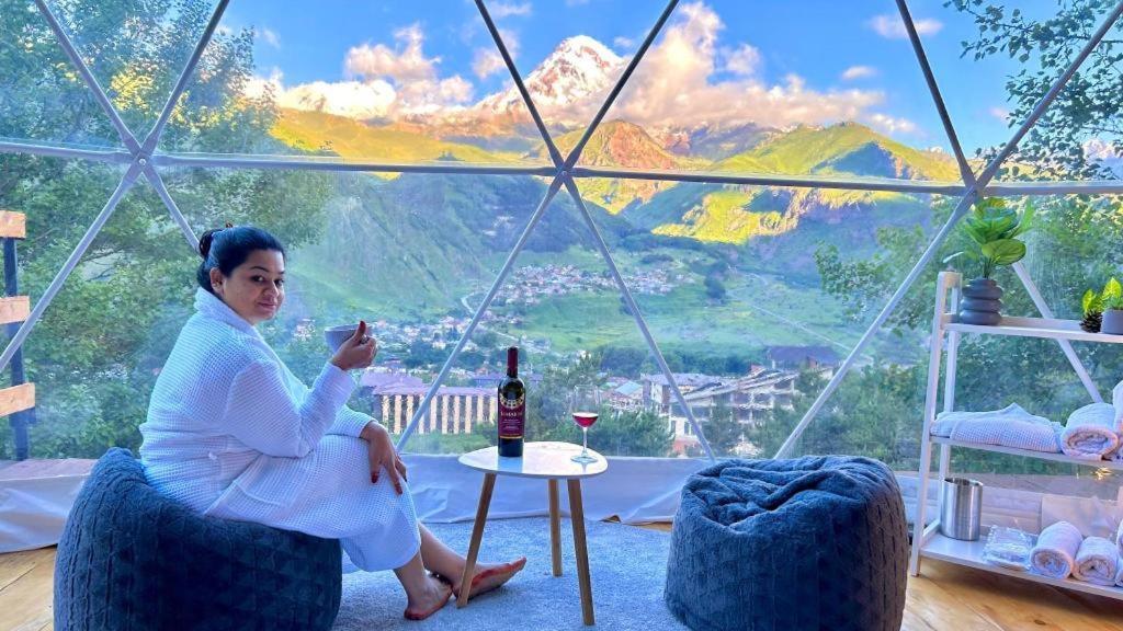 Elia Glamping Hotell Kazbegi Eksteriør bilde
