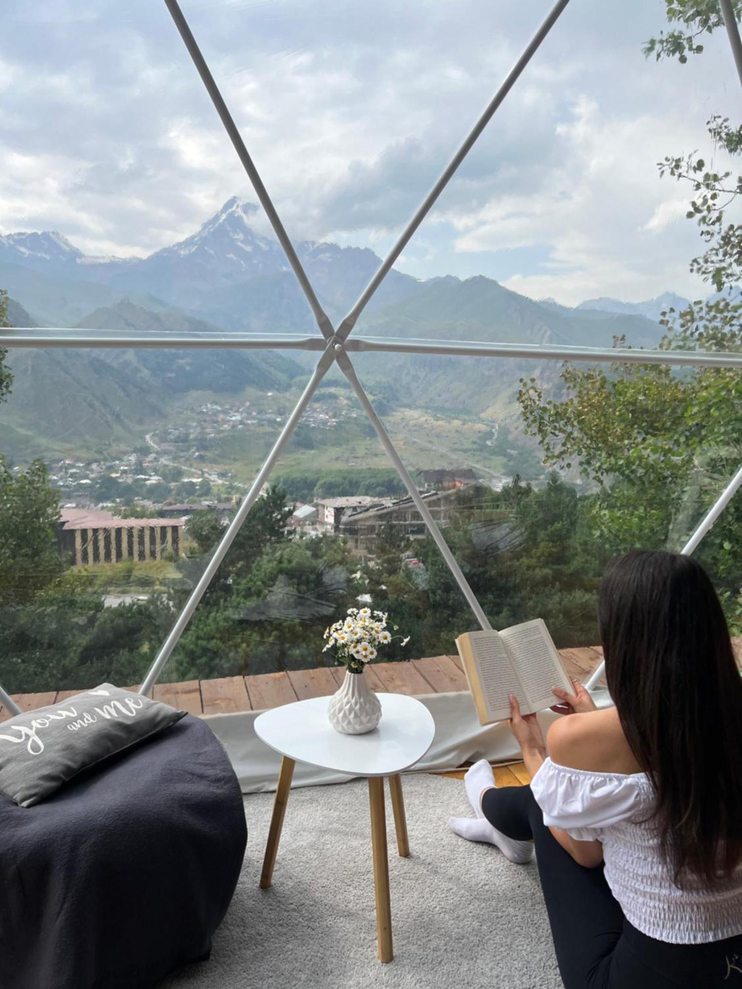 Elia Glamping Hotell Kazbegi Eksteriør bilde